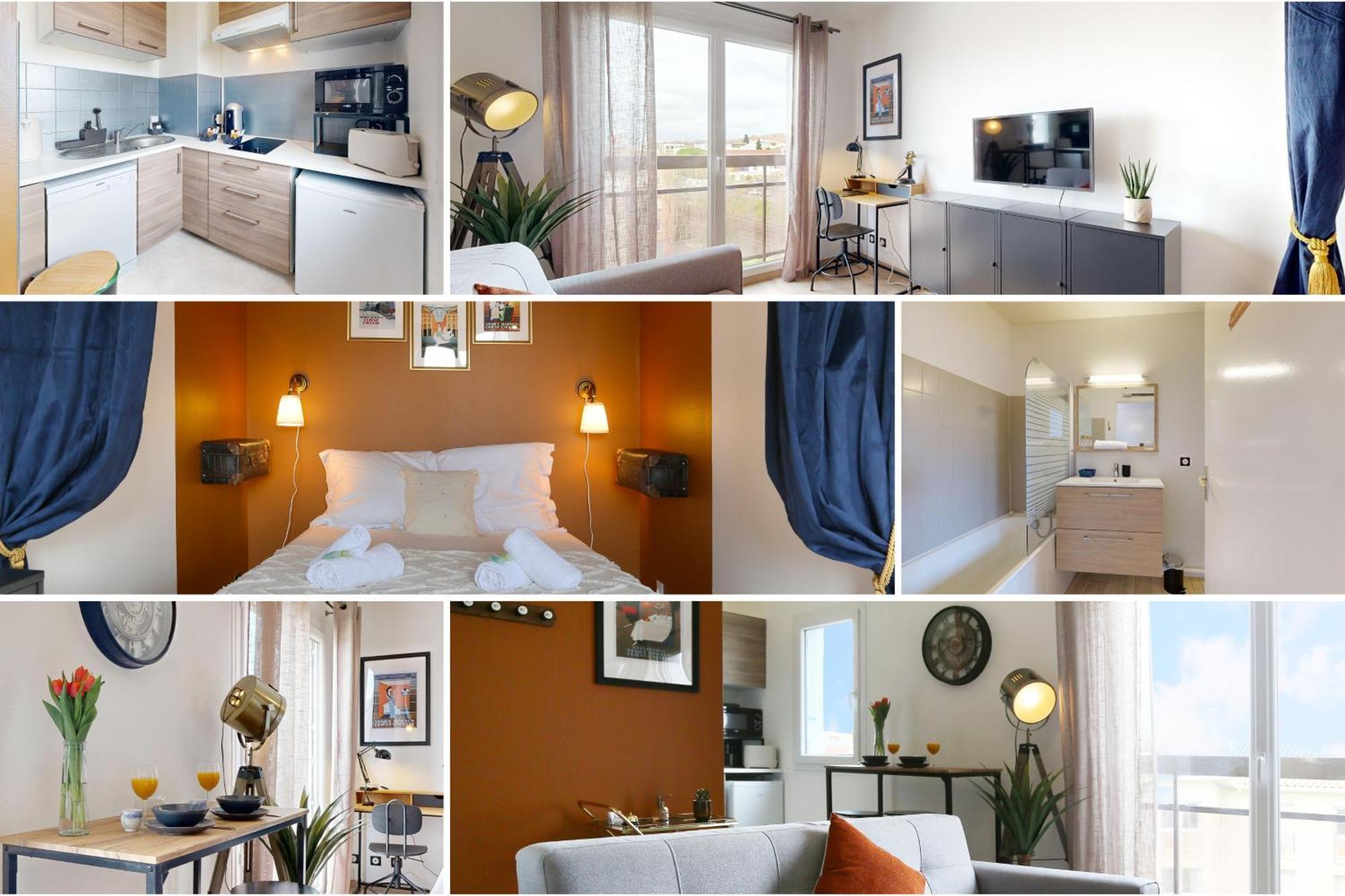 툴루즈 Expat Renting - L'Orient Express - Parking - Wifi 아파트 외부 사진